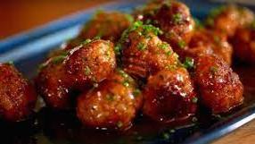 Boulettes aigres-douces avec juste des légumes