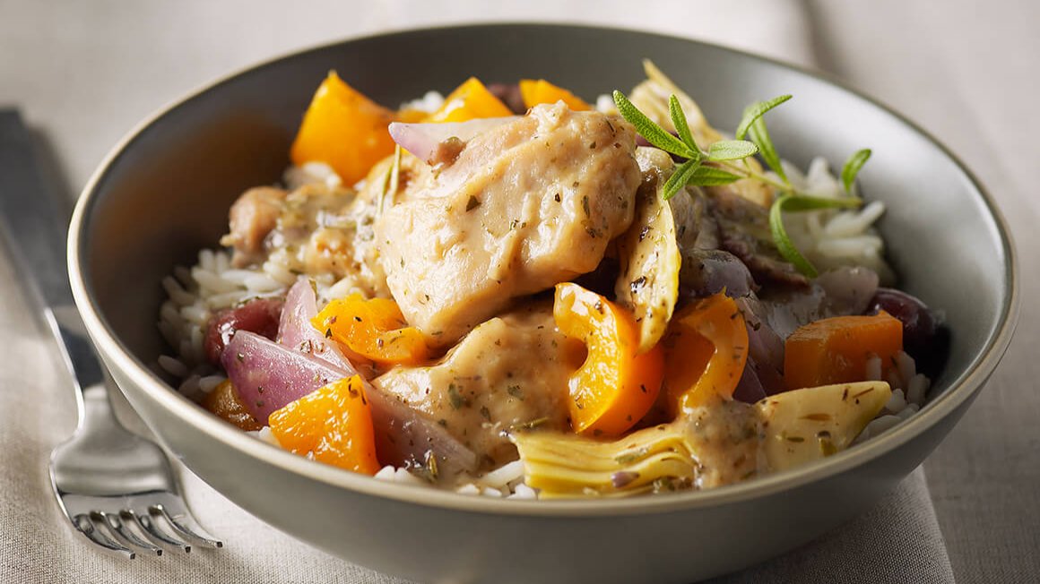 Creamy Chicken with Olives and Artichokes