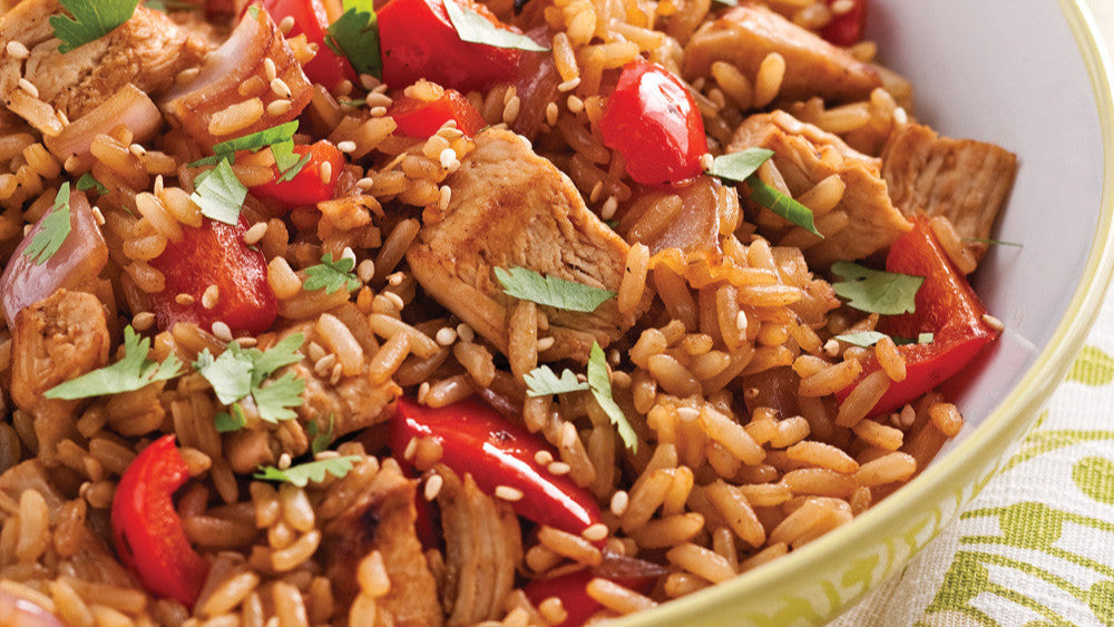 Riz asiatique au poulet