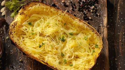 Spaghetti and ricotta squash gratin