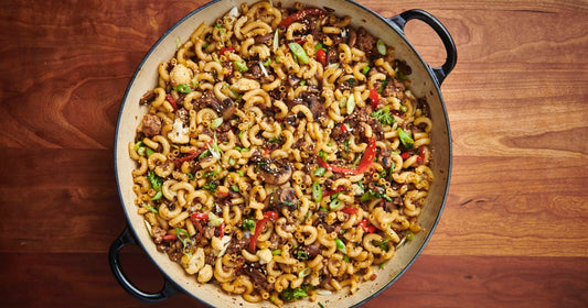 Chinese macaroni and tofu