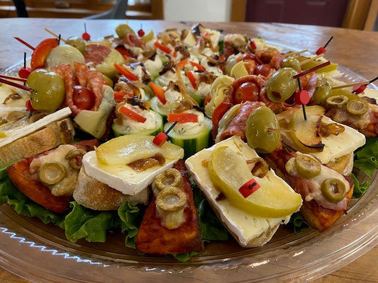 Menu Buffet froid, groupes de 12 à 30 personnes